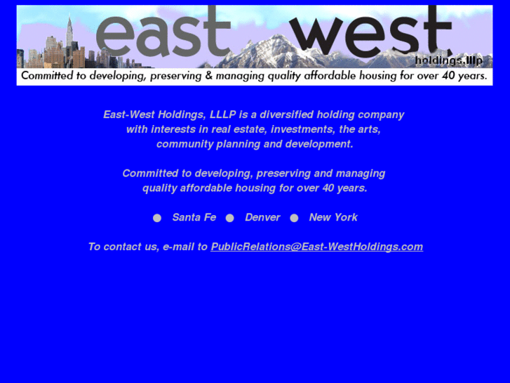 www.east-westholdings.com