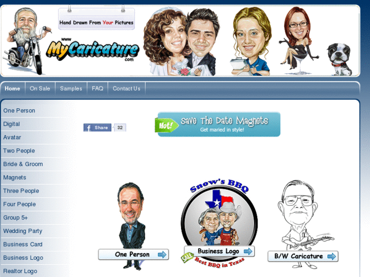 www.mycaricature.com