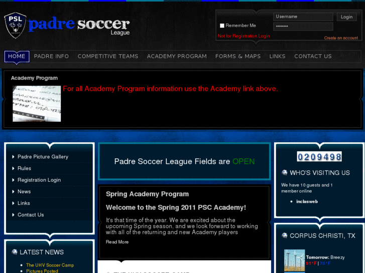 www.padresoccer.org