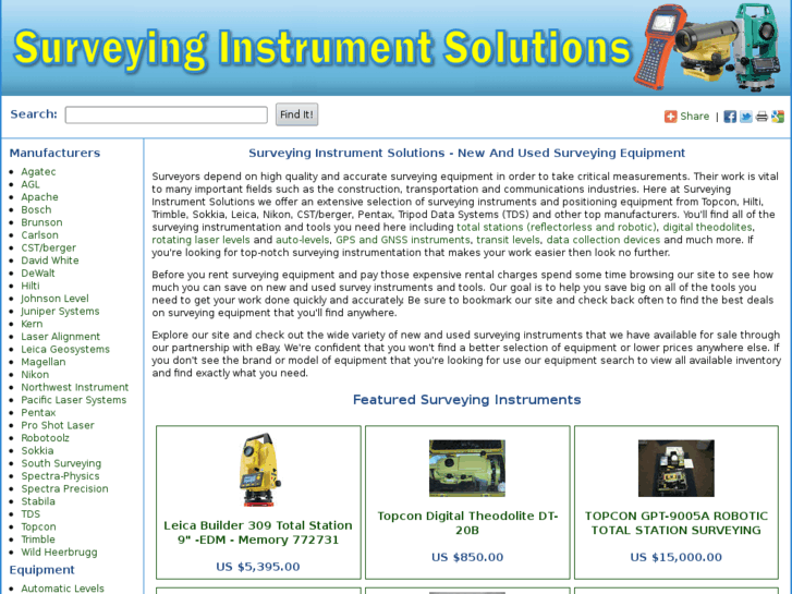 www.surveyinginstrumentsolutions.com