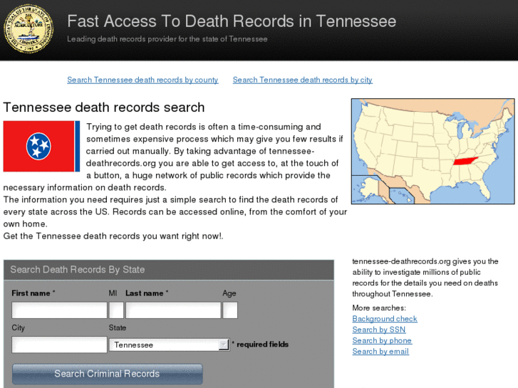 www.tennessee-deathrecords.org