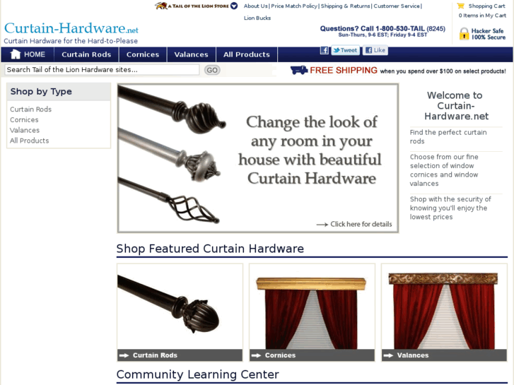 www.curtain-hardware.net