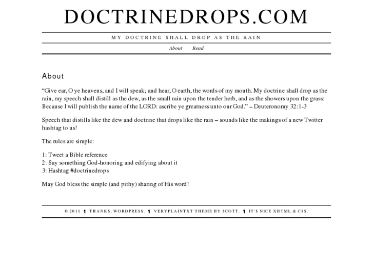 www.doctrinedrops.com