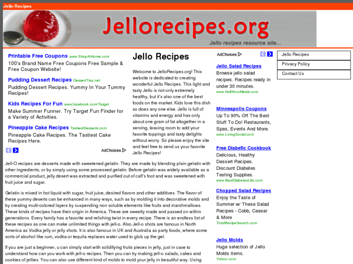 www.jellorecipes.org