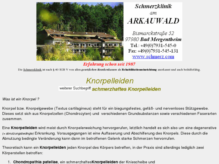 www.knorpelleiden.de