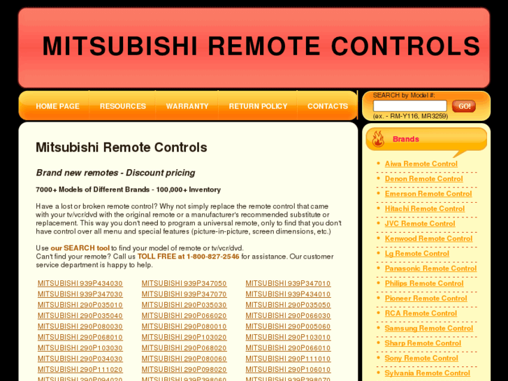 www.mitsubishi-remotes.com