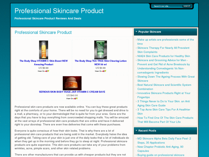 www.professionalskincareproduct.com