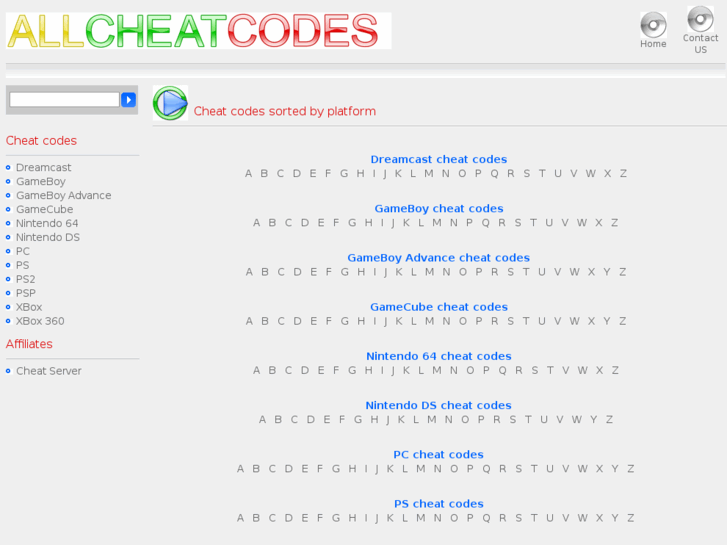 www.all-cheat-codes.com