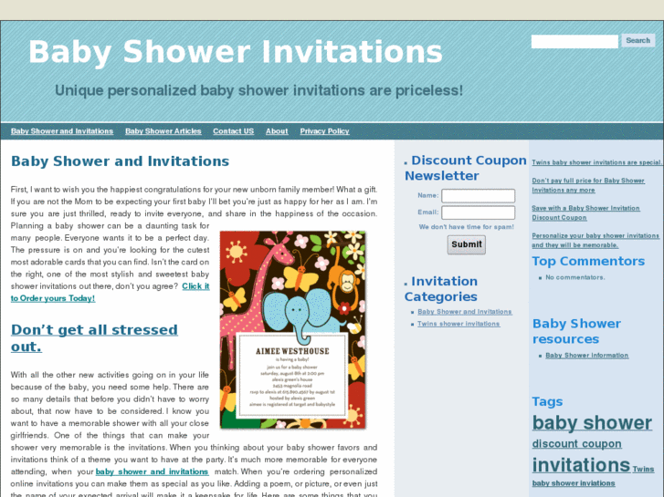 www.babyshowerandinvitations.com