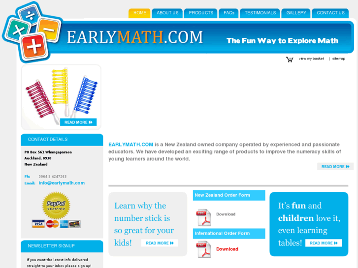 www.earlymath.com