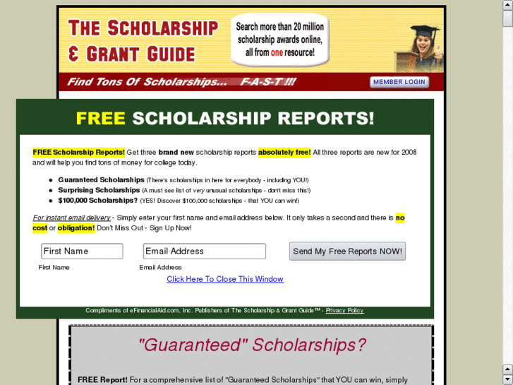 www.findscholarshipsorgrants.com