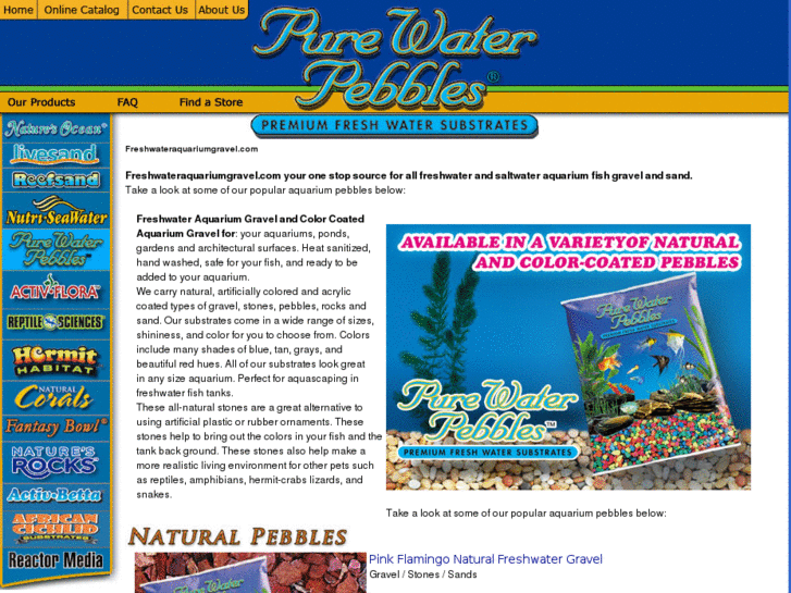 www.freshwateraquariumgravel.com