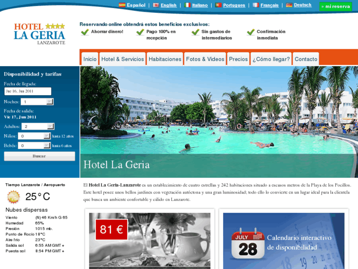 www.hotellageria.com