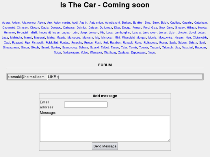 www.isthecar.com