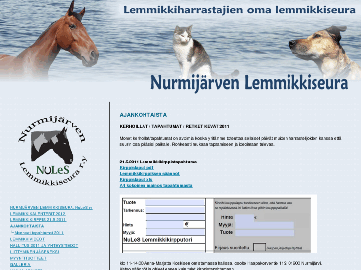 www.lemmikkiseura.net