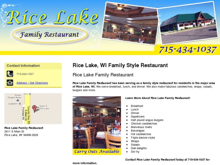 www.ricelakewifamilyrestaurant.com