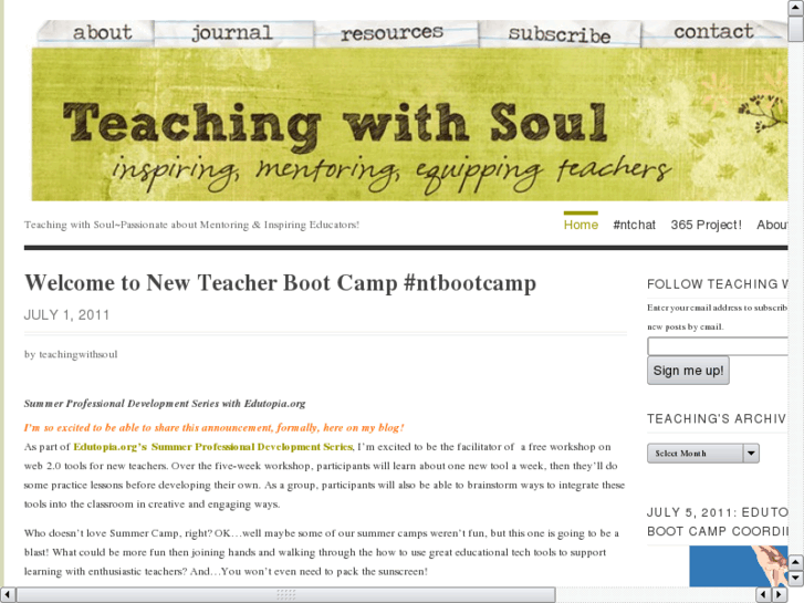 www.teachingwithsoul.com