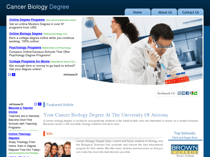 www.cancerbiologydegree.com