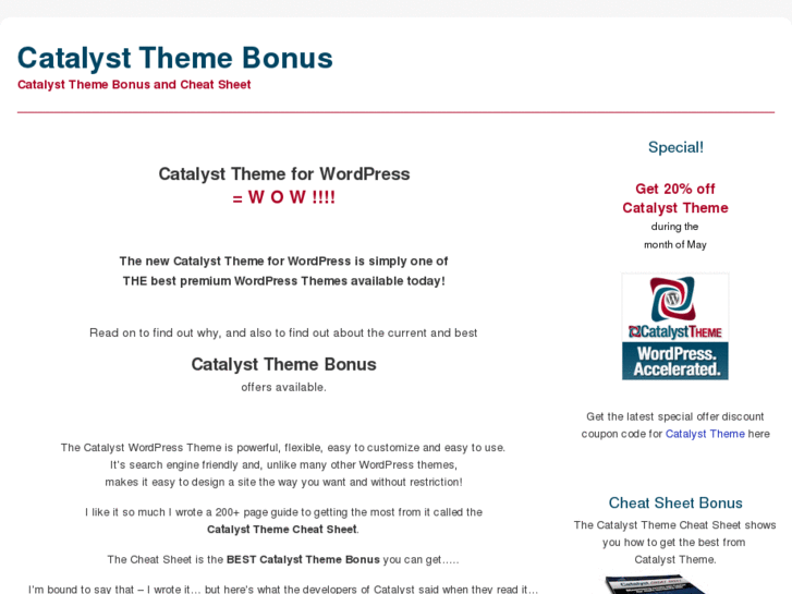 www.catalystthemebonus.com