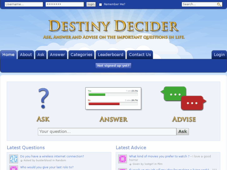 www.destinydecider.com