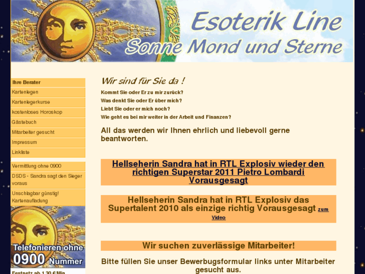 www.esoterikline-kartenlegen.de