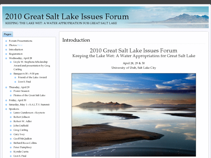 www.greatsaltlakeissues.org