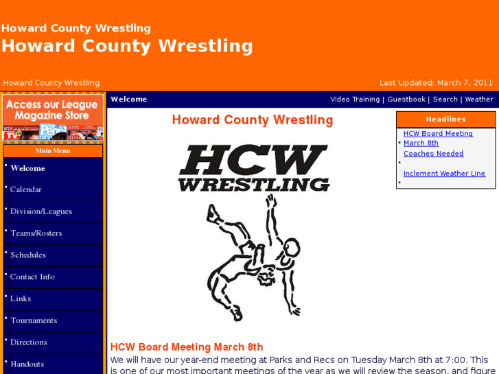 www.howardcountywrestling.com