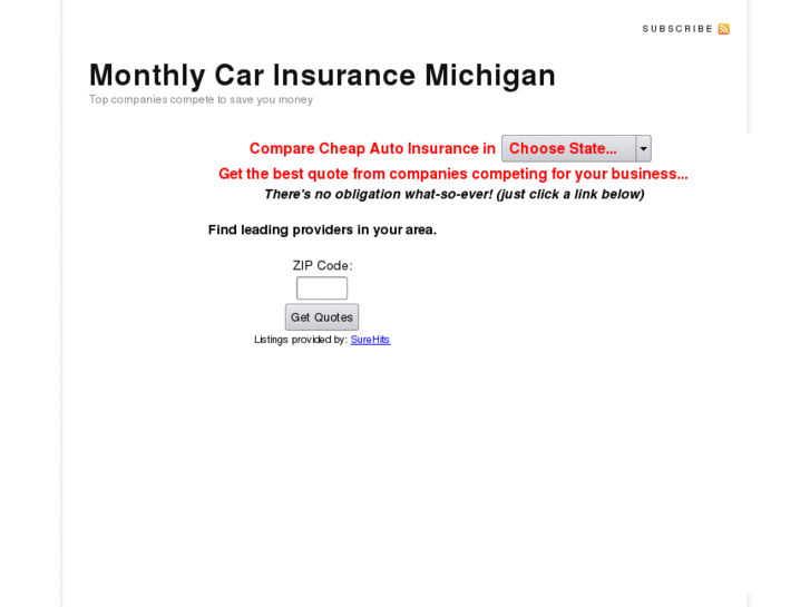 www.monthlycarinsurancemichigan.com