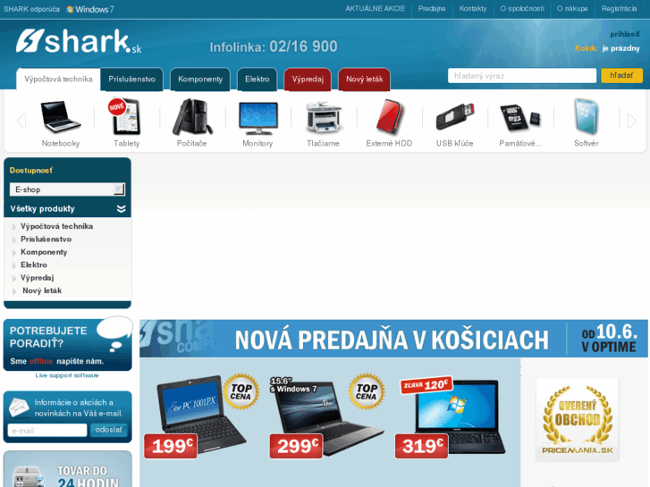 www.shark.sk