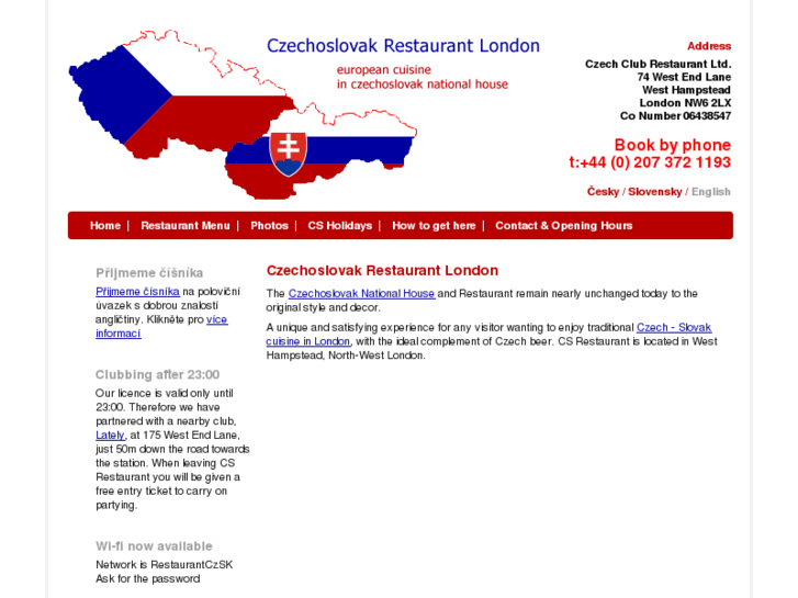 www.czechoslovak-restaurant.co.uk