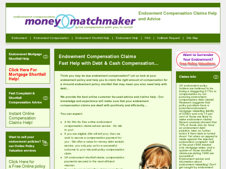 www.endowment-compensation-moneymatchmaker.co.uk