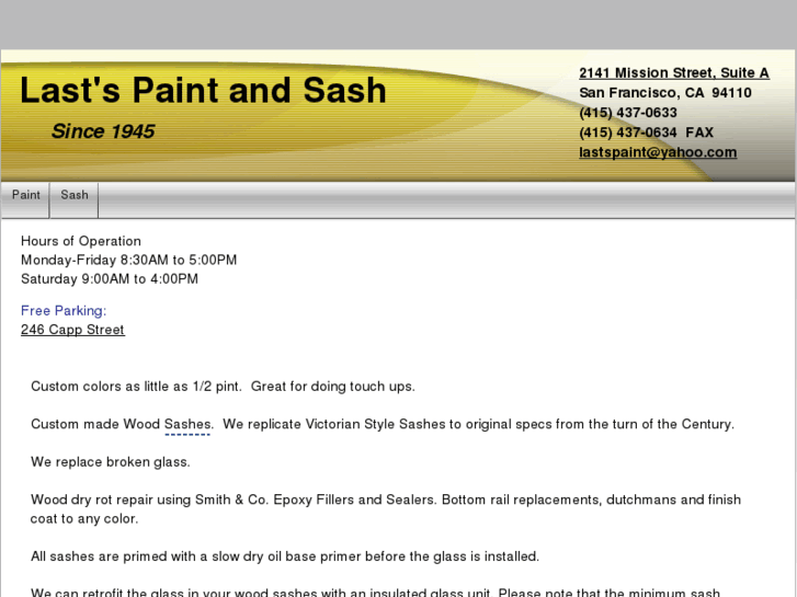 www.lastspaintandsash.com