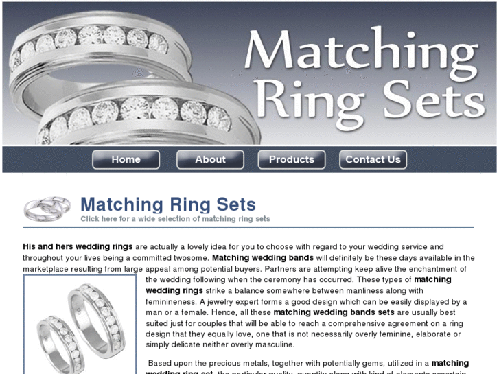 www.matchingringsets.com