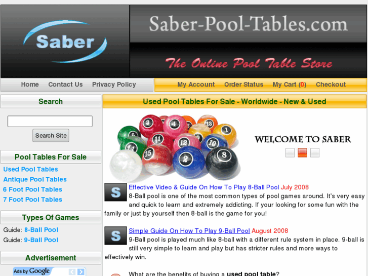 www.saber-pool-tables.com