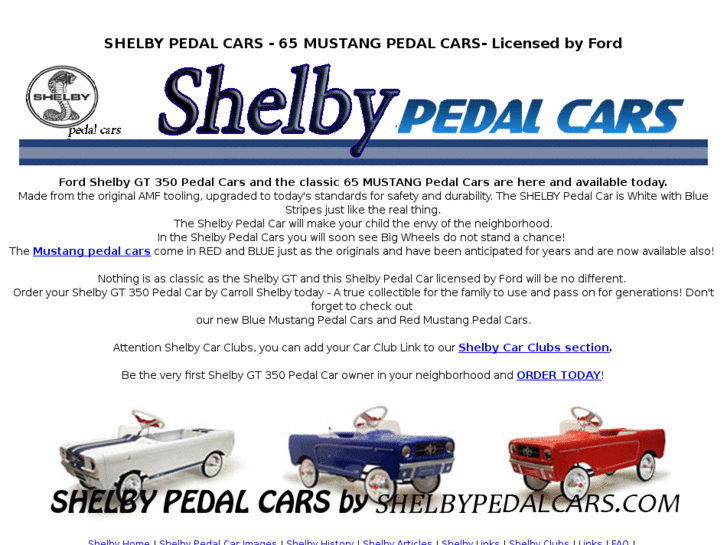 www.shelbypedalcars.com