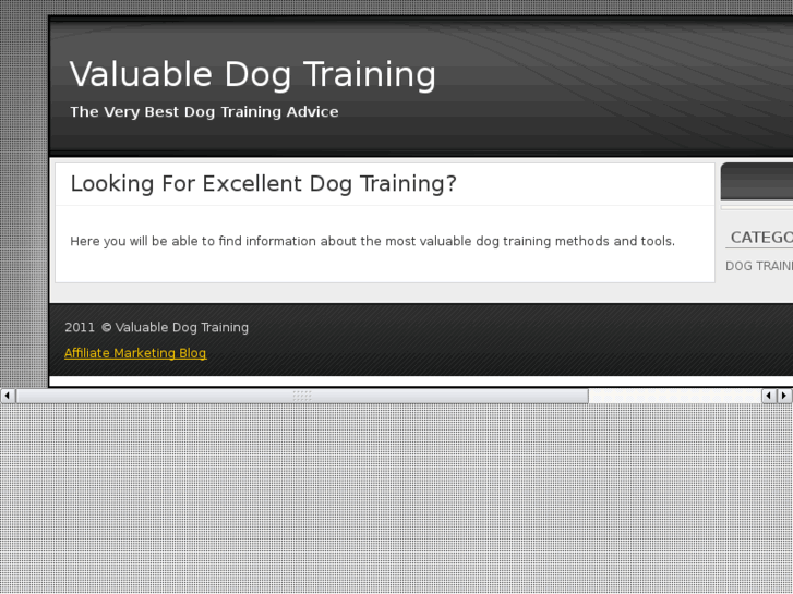 www.valuabledogtraining.com