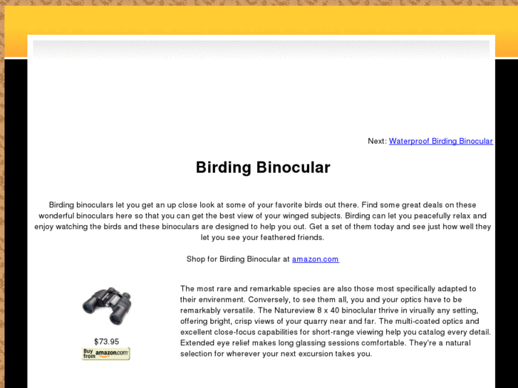 www.binocularsforbirding.com