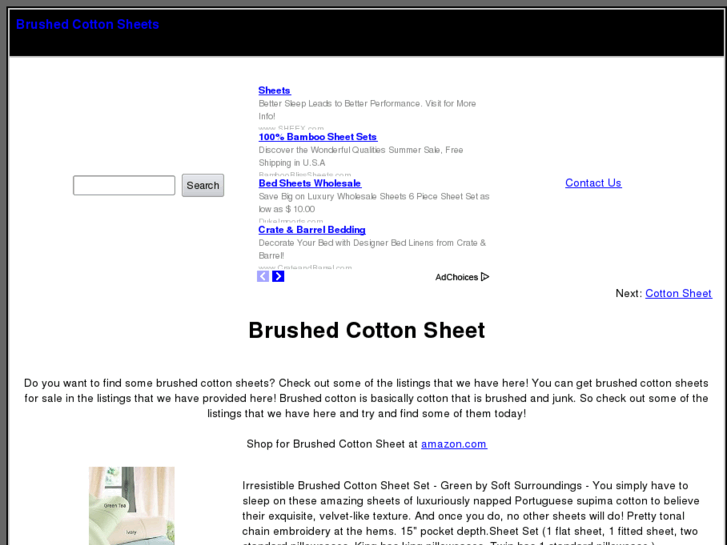 www.brushedcottonsheets.com