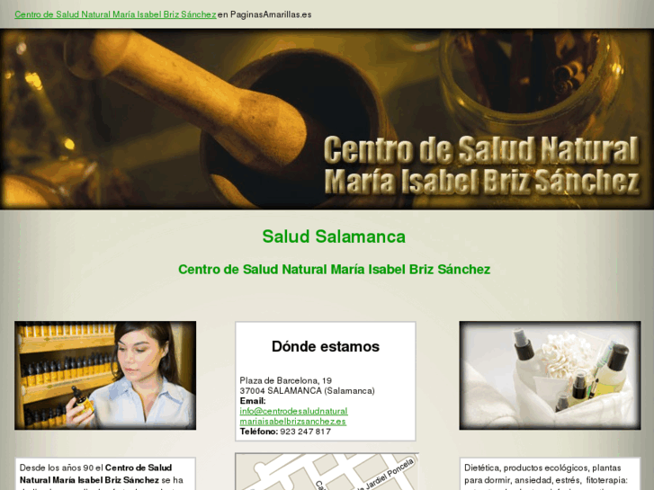 www.centrodesaludnaturalmariaisabelbrizsanchez.es