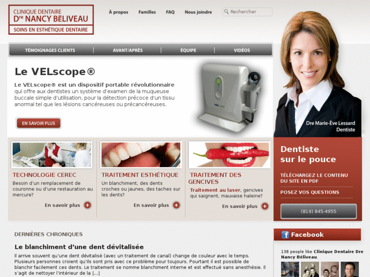 www.cliniquedentairebeliveau.com