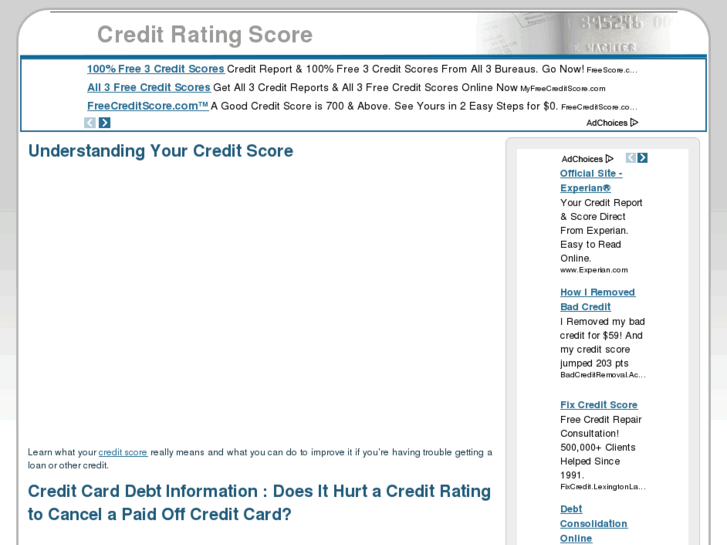 www.creditratingscore.org