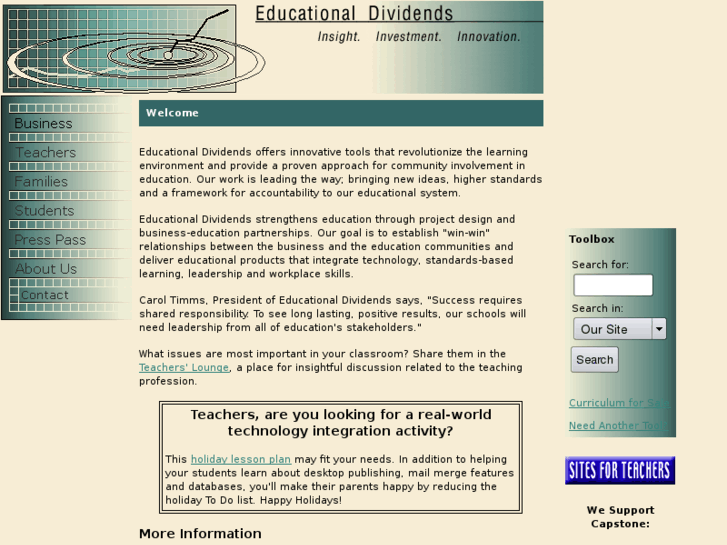 www.educationaldividends.com