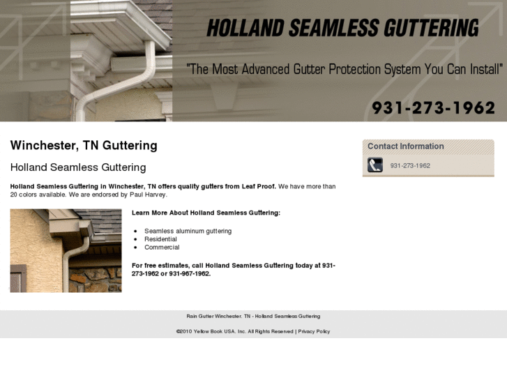 www.hollandseamlessguttering.net