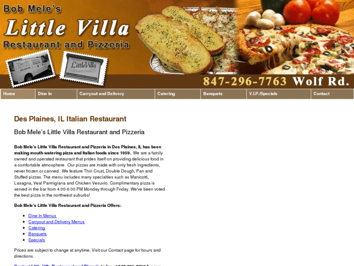 www.littlevillapizza.com