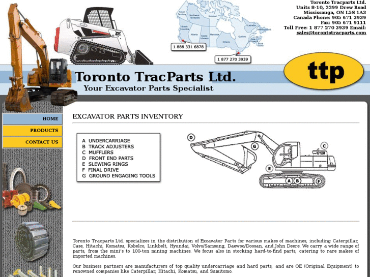 www.torontotracparts.com