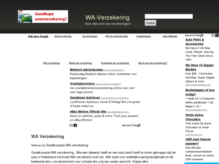 www.wa-verzekering.info