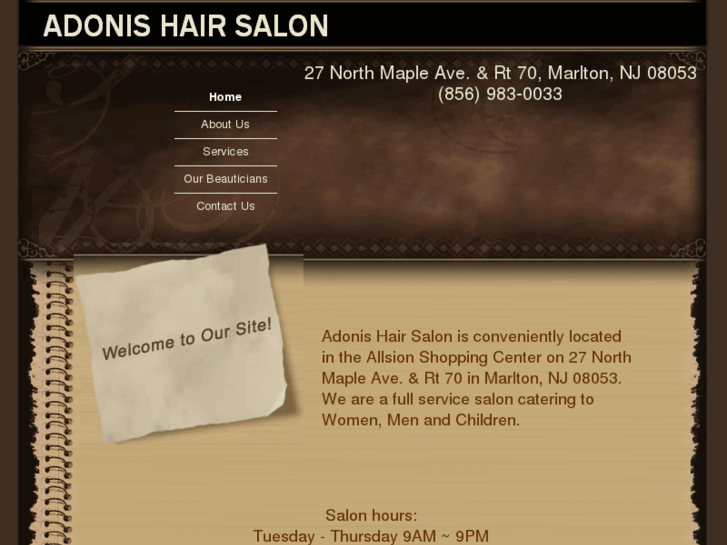 www.adonishairsalon.com