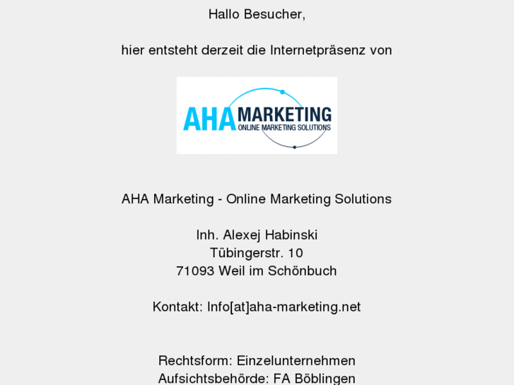 www.aha-marketing.net