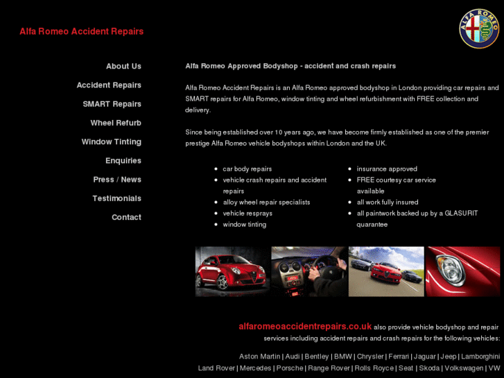 www.alfaromeoaccidentrepairs.co.uk