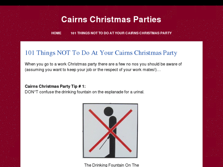 www.cairnschristmasparties.com